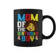Mom Of The Birthday Boy Building Blocks Master Builder Coffee Mug