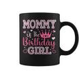 Mommy Of The Birthday Girl Cute Pink Matching Family Party Coffee Mug