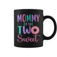 Mommy Of The Two Sweet Mom 2Nd Birthday Girl Donut Party Coffee Mug