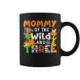 Mommy Of The Wild And Three Zoo Birthday Party Safari Theme Coffee Mug