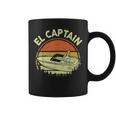 Motor Boat El Captain- Father Day Papa Boating Dad Coffee Mug