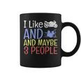 I Like Motorcycles And Drums And Maybe 3 People Coffee Mug