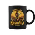 Music City Nashville Tennessee Vintage Guitar Country Music Coffee Mug