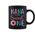 Nana Of The Sweet One Grandma 1St Birthday Girl Donut Party Coffee Mug