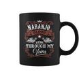 Naranjo Blood Runs Through My Veins Vintage Family Name Coffee Mug