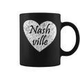 Nashville Heart Tennessee Country Music Pride Coffee Mug
