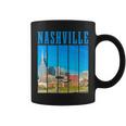 Nashville Skyline Tennessee Music City Vintage Pride Coffee Mug