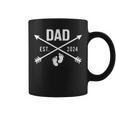 New Dad Est 2024 First Fathers Day 2024 Promoted To Daddy Coffee Mug