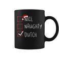 Nice Naughty Dutch Christmas Netherlands Heritage Roots Coffee Mug