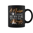 Nurse Beagle Mom Quote Dogs Lover Coffee Mug
