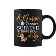 Nurse Shiba Inu Mom Quote Dogs Lover Coffee Mug