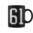 Official Team League 61 Jersey Number 61 Sports Jersey Coffee Mug