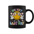 Oh Hey It's The Last Day Teacher Students Smile Face Coffee Mug