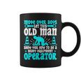 Old Man Heavy Equipment Operator Occupation Coffee Mug