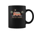 Outer Banks Dreaming Surfer Van Pogue Life Beach Palm Trees Coffee Mug