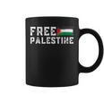 Palestine Flag Free Gaza Taza de café