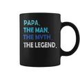 Papa Man Myth Legend Werdender Father Idea Father's Day Coffee Mug