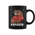 Papabear Bear Papa Und Baby Papa Father's Day Für Einen Papa Tassen