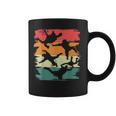 Parachutist Wingsuit Flying Parachuting Skydiver Silhouettes Coffee Mug