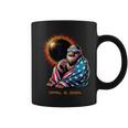 Patriotic Bigfoot Sasquatch Lovers Total Solar Eclipse 2024 Coffee Mug