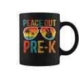 Peace Out Pre-K Graduation Last Day Of Pre K Coffee Mug