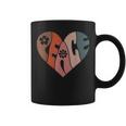Peace Sign Love 60S 70S Costume Groovy Flower Hippie Party Coffee Mug