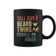 Perfect For Kids Dudetall Guy Beard Twins Purple Hoser Coffee Mug