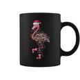 Pink Flamingo Christmas Lighting Xmas Tree Santa Hat Pajama Coffee Mug