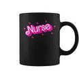Pink Retro Nurse Appreciation Nursing Profession Rn Lpn Np Coffee Mug