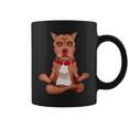 Pitbull Yoga Animal Lover Zen Dog Puppy Yogi Namaste Coffee Mug