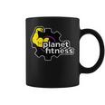 Planet Gym Fitness Bicep Workout Exercise Training Women Coffee Mug