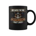 Pontoon Boat Captain I'm The Pontoon Captain Pontoon Coffee Mug