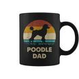 Poodle Dad For Poodle Dog Lovers Vintage Dad Coffee Mug
