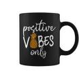 Positive Vibe Only Transfer Day Infertility Ivf Mom Dad Coffee Mug