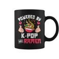 Powered By K-Pop And Ramen Cute Kpop Music Anime Lover Coffee Mug