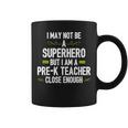 Pre-K Teacher Superhero Back To School Coffee Mug
