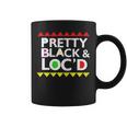 Pretty Black Locs For Loc'd Up Dreadlocks Girl Melanin Coffee Mug