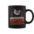 Professional Chicken Chaser Farmer Chickens Lover Farm Coffee Mug