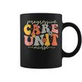 Progressive Care Unit Groovy Pcu Nurse Emergency Room Nurse Coffee Mug