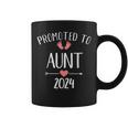 Promoted To Aunt 2024 Pregnancy Announcement Coffee Mug