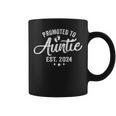 Promoted To Auntie Est 2024 Soon To Be New Aunt Baby Reveal Coffee Mug