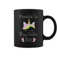 Promoted To Big Sister 2025 With Unicorn For New Baby Shower Coffee Mug