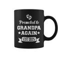 Promoted To Grandpa 2025 Again For New Baby Coffee Mug