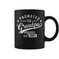 Promoted To Grandpa Again Est 2025 Grandpa Baby Announcement Coffee Mug