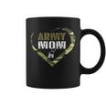Proud Army Mom Clothing Military Heart Camouflage Coffee Mug