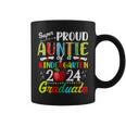 Proud Auntie Of Kindergarten Graduate 2024 Graduation Auntie Coffee Mug