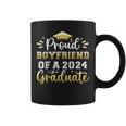 Proud Boyfriend Of A 2024 Graduate Senior Graduation Men Coffee Mug