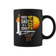 Proud Dad Of A Basketball Senior 2024 Coffee Mug