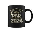 Proud Dad Of A Class Of 2024 Graduate Senior 24 Graduation Coffee Mug