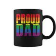 Proud Dad Lgbt Rainbow Gay Pride Father's Day Coffee Mug